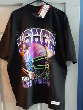 Mitchell & Ness Usher Super Bowl Las Vegas Xl T-shirt